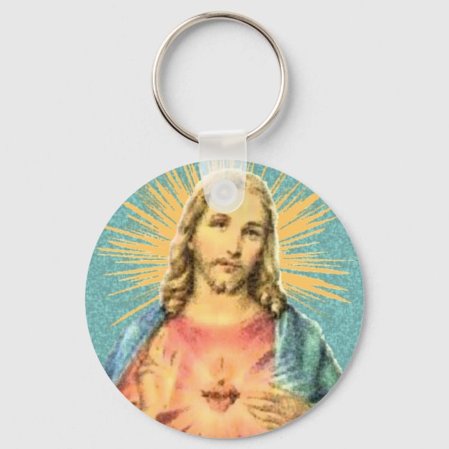 Helig Heart of Jesus Nyckelring (Framsida)