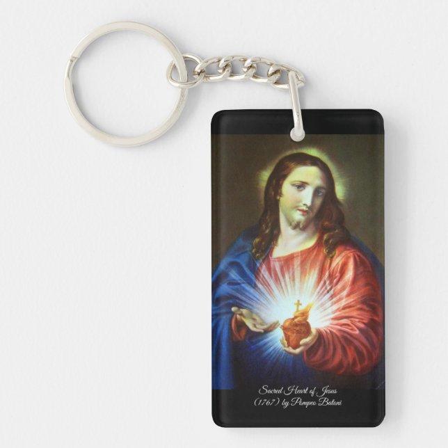 Helig Heart of Jesus Nyckelring (Framsidan)