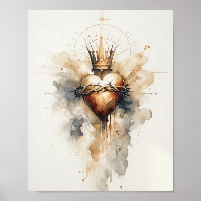 Helig Heart of Jesus Poster (Framsidan)