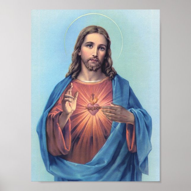 Helig Heart of Jesus Poster (Framsidan)