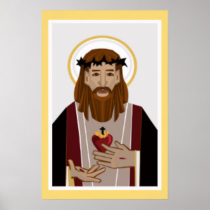 Helig Heart of Jesus Poster