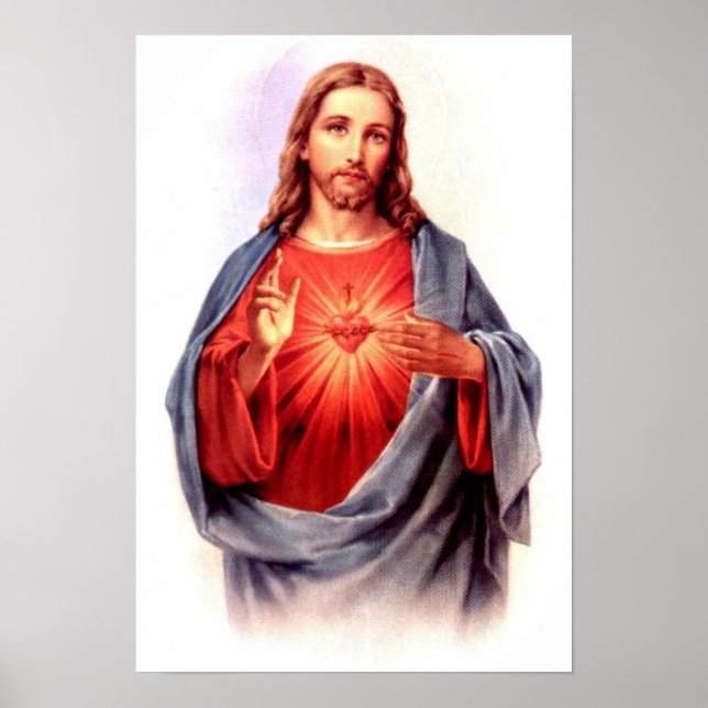 Helig Heart of Jesus Poster (Framsidan)