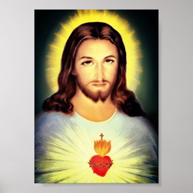 Helig Heart of Jesus Poster (Framsidan)