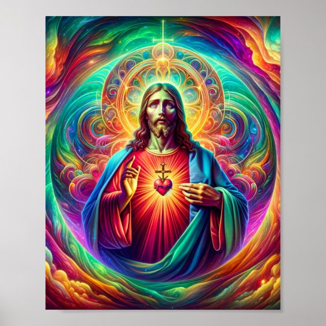 Helig Heart of Jesus Poster (Framsidan)