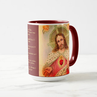 Helig Heart of Jesus Prayer Mugg