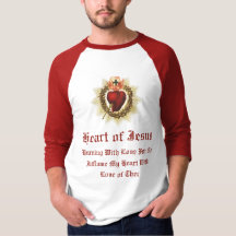 Helig Heart of Jesus Raglan T-Shirt