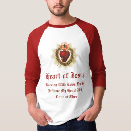 Helig Heart of Jesus Raglan T-Shirt