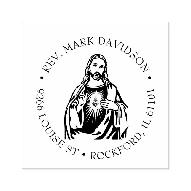 Helig Heart of Jesus Religiösa Divine Mercy Stämpel (Tryck)