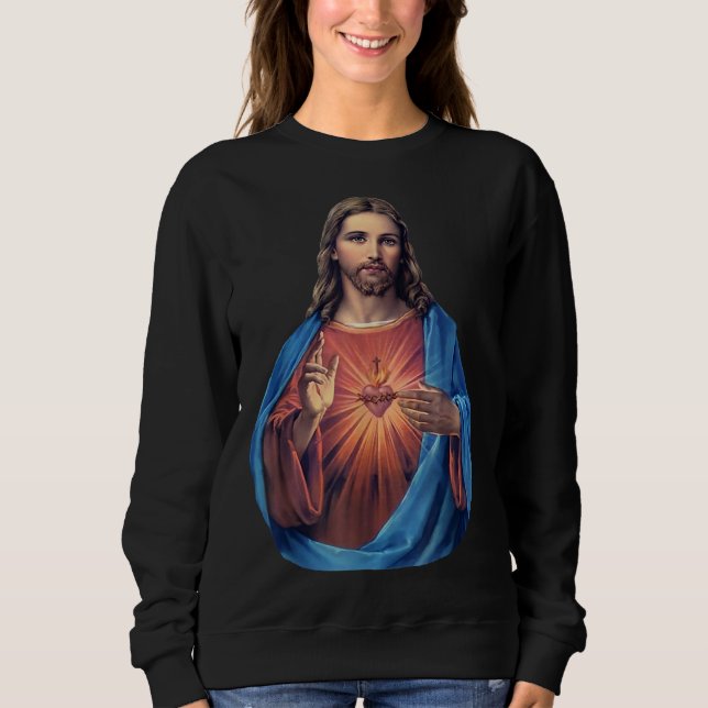Helig Heart of Jesus T Shirt (Framsida)