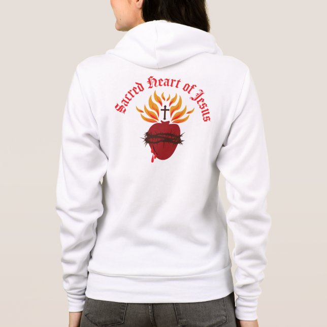 Helig Heart of Jesus T Shirt (Baksida)