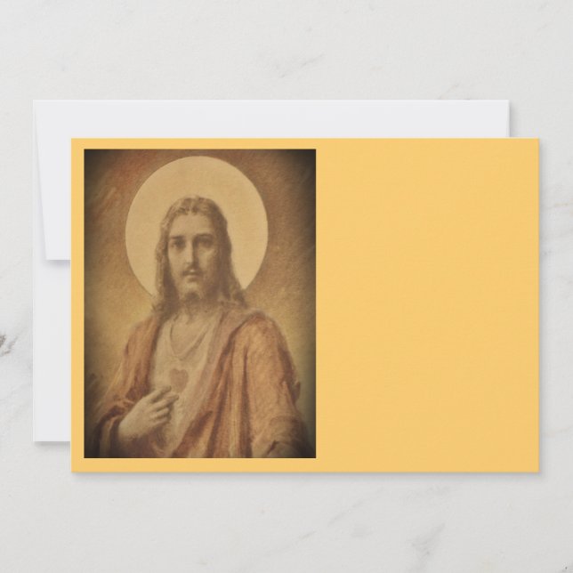 Helig Heart of Jesus Teckning (Framsida)