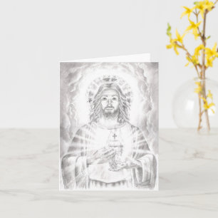 helig Heart of Jesus Teckning, Jenny McLaughlin Kort