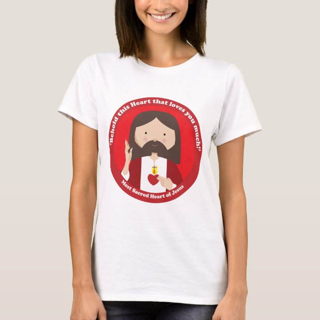 Helig Heart of Jesus Tee (Framsida)