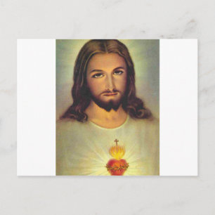 Helig Heart of Jesus Vykort