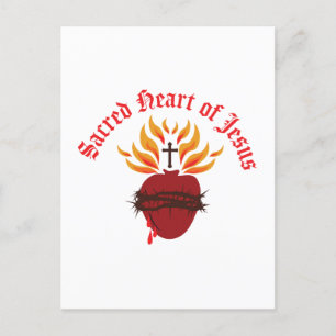 Helig Heart of Jesus Vykort