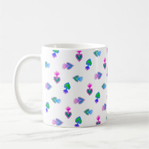 Helig Heart of Mary Folk Art Mugg