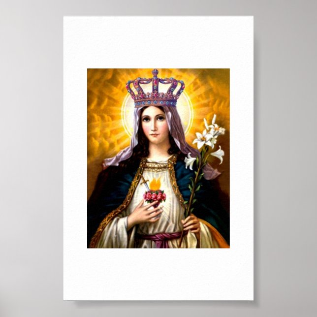 Helig Heart of Mary Poster (Framsidan)