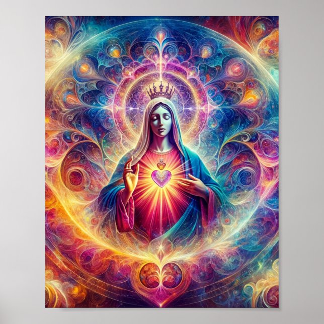 Helig Heart of Mary Poster (Framsidan)