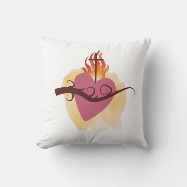 Helig Heart Pillow by Cathlic Dagaily Kudde (Framsida)