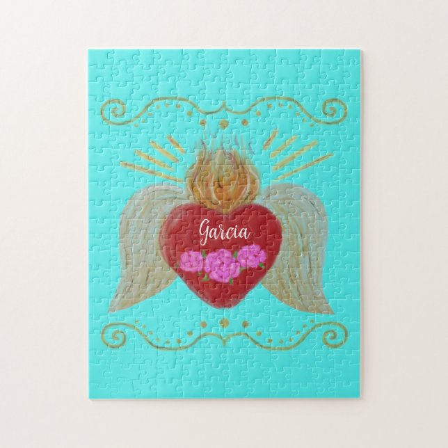Helig Heart Pussel (Vertikal)