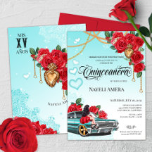 Helig Heart Quinceanera Lowrider Chola Chicana
