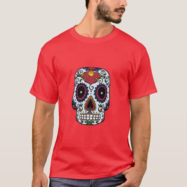 Helig Heart Skull T-shirt (Framsida)