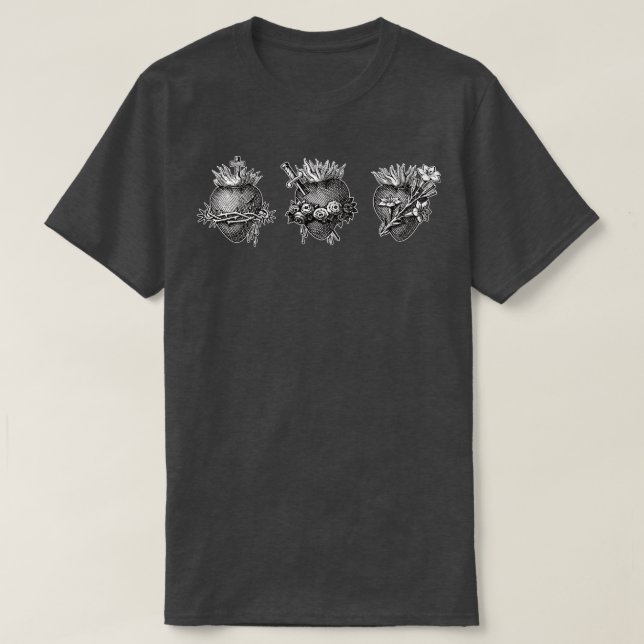 Helig Hearts of the Heliga Family 1  T Shirt (Design framsida)