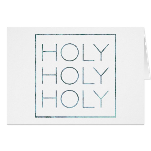 Helig Helig Helig  OBS Kort (Framsidan Horizontal)