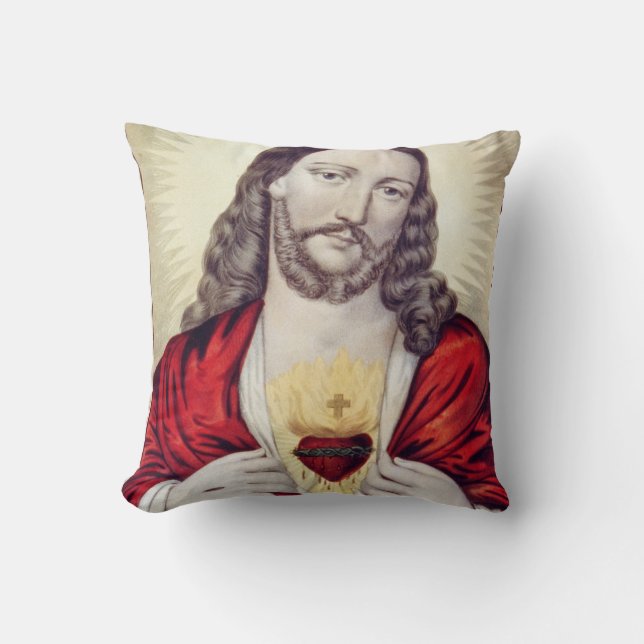 HELIG HJÄRT AV JESUS KUDDE (Framsida)