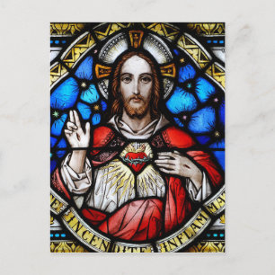 HELIG HJÄRT AV JESUS VYKORT