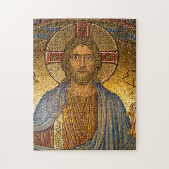Helig hjärta av Jesus Mosaic Pussel (Vertikal)
