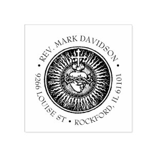 HELIG HJÄRTA I JESUS PERSONLIG NAMN STÄMPEL