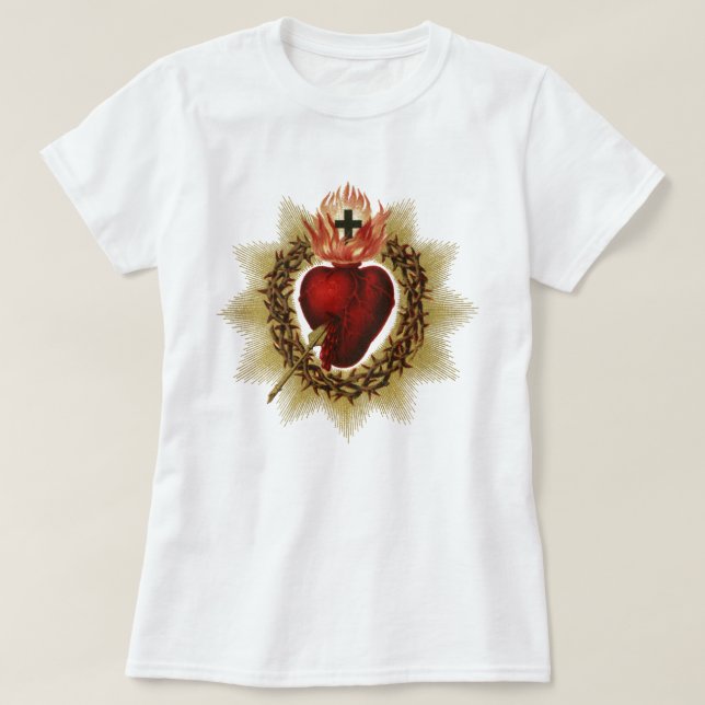 Helig hjärta t shirt (Design framsida)
