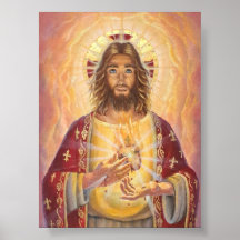 Helig hjärtat av Jesus, konst, Poster