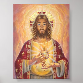 Helig hjärtat av Jesus, konst, Poster