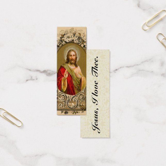 Helig Hjärtat i Jesus Heliga Namn Religiösa katoli Litet Visitkort (Kontor)