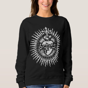 Helig Hjärtat i Jesus katolska, traditionella, lat T Shirt