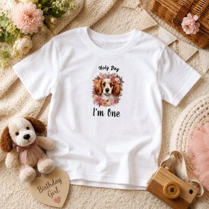 Helig Hund, Jag är Ett!   Hund Tjej 1-årsdag T Shirt