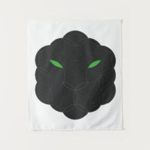 Helig Jaguar-Ansikte av Life, Black.