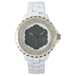 Helig Jaguar-Ansikte av Life, Black. Armbandsur