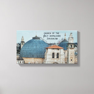 Helig Jerusalem Wall Art - Church Heliga Sepulcher Canvastryck