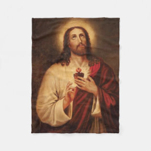 Helig, Jesus hjärta Fleecefilt