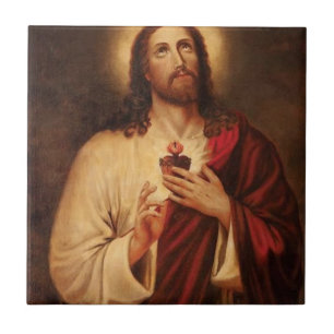 Helig, Jesus hjärta Kakelplatta