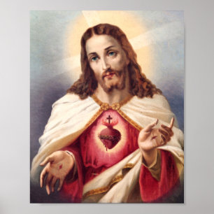 Helig, Jesus hjärta Poster