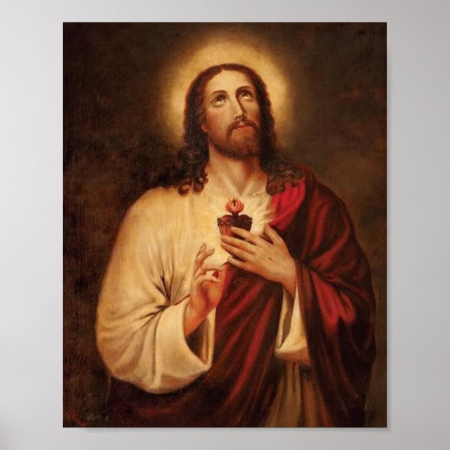Helig, Jesus hjärta Poster (Framsidan)