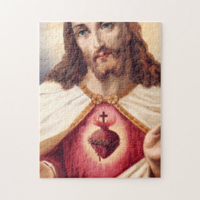 Helig, Jesus hjärta Pussel (Vertikal)