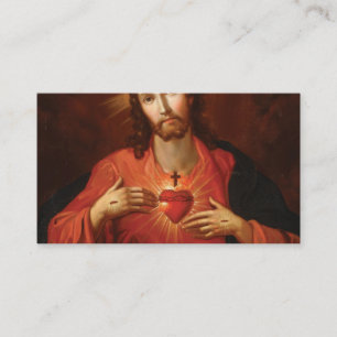 Helig, Jesus hjärta Visitkort