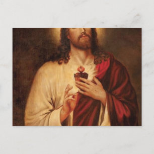 Helig, Jesus hjärta Vykort