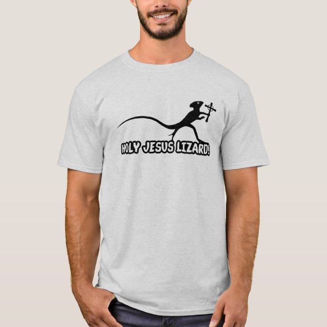 Helig Jesus ödla Ver.2 T-shirt (Framsida)