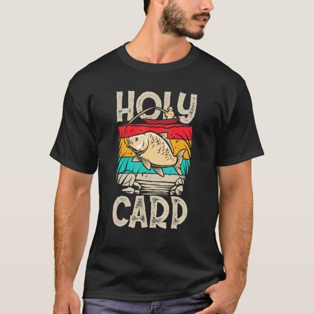 Helig Karp Havsfiske Fiske T Shirt (Framsida)